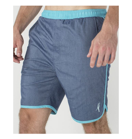 Volley Swim Shorts - Navy / Lt Blue