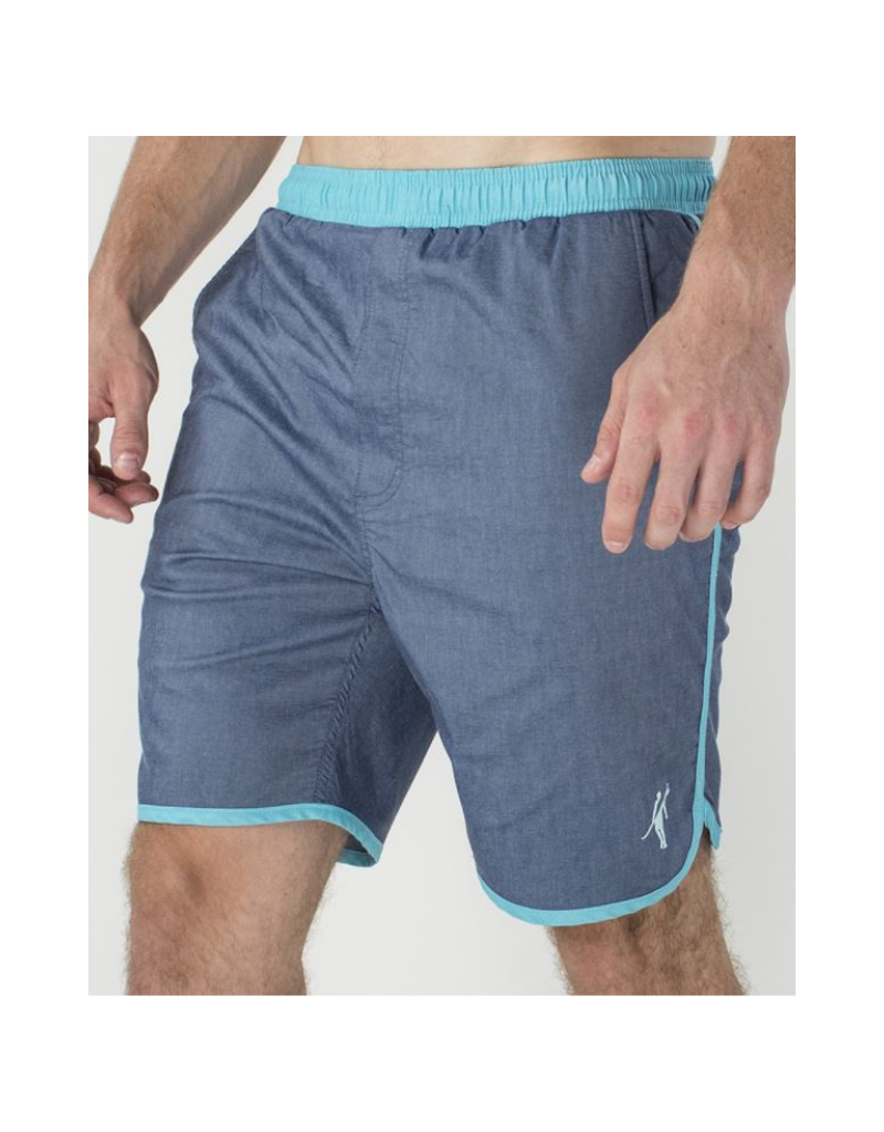 Volley Swim Shorts - Navy / Lt Blue