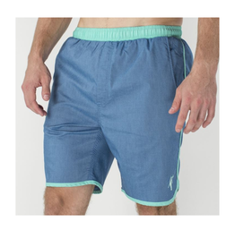 Toes on the Nose Volley Swim Shorts - Navy / Green
