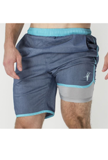 Volley Swim Shorts - Navy / Green