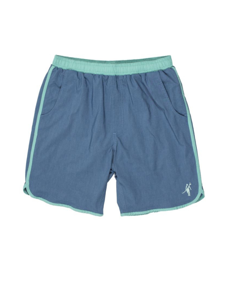 Toes on the Nose Volley Swim Shorts - Navy / Green