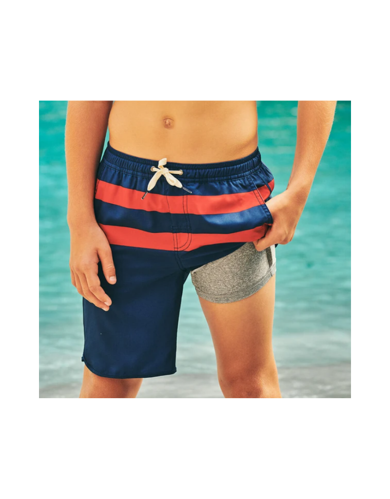 Fair Harbor FH  Kids AnchorTrunk - Red Stripe