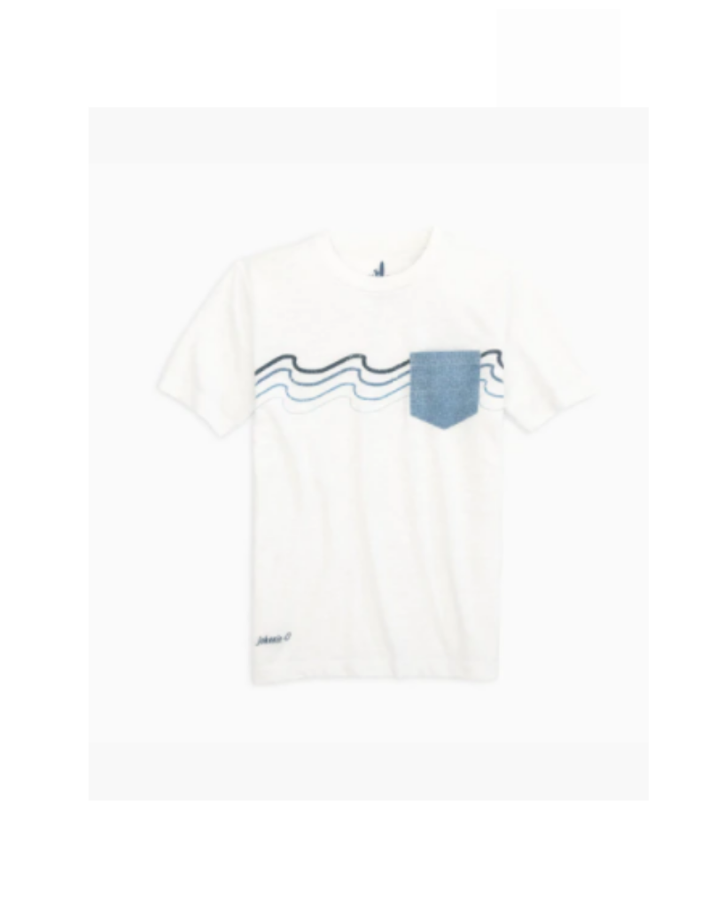 Johnnie-O Johnnie-O:  Wave Stripe - White