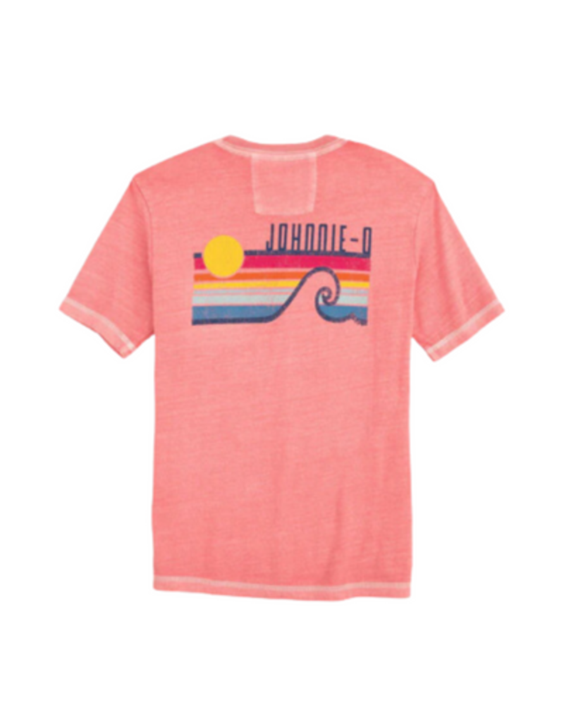 Johnnie-O Johnnie-O - T-Shirt - Surf Shine Malibu Red