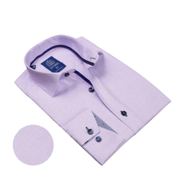 Avenue21 - Lavendar/Navy Blue Dot Trim