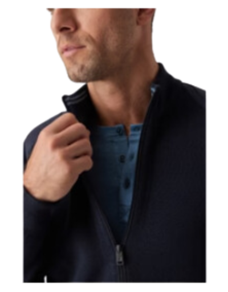 Raffi Raffi Nylon Quilted Back Jacket - Navy