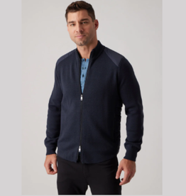 Raffi Raffi Nylon Quilted Back Jacket - Navy