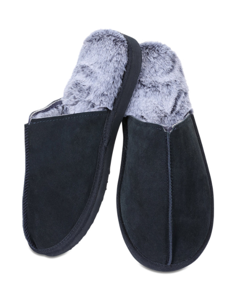 Memory Foam Suede Plush Slippers