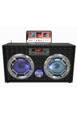 Wireless 3D Boombox with FM Radio