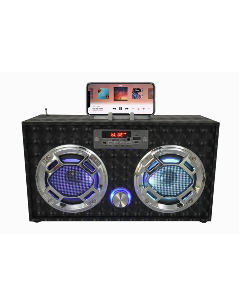 Wireless 3D Boombox with FM Radio