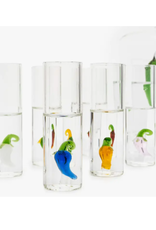 Tequila Decanter Set w/6 Pepper Shot Glasses