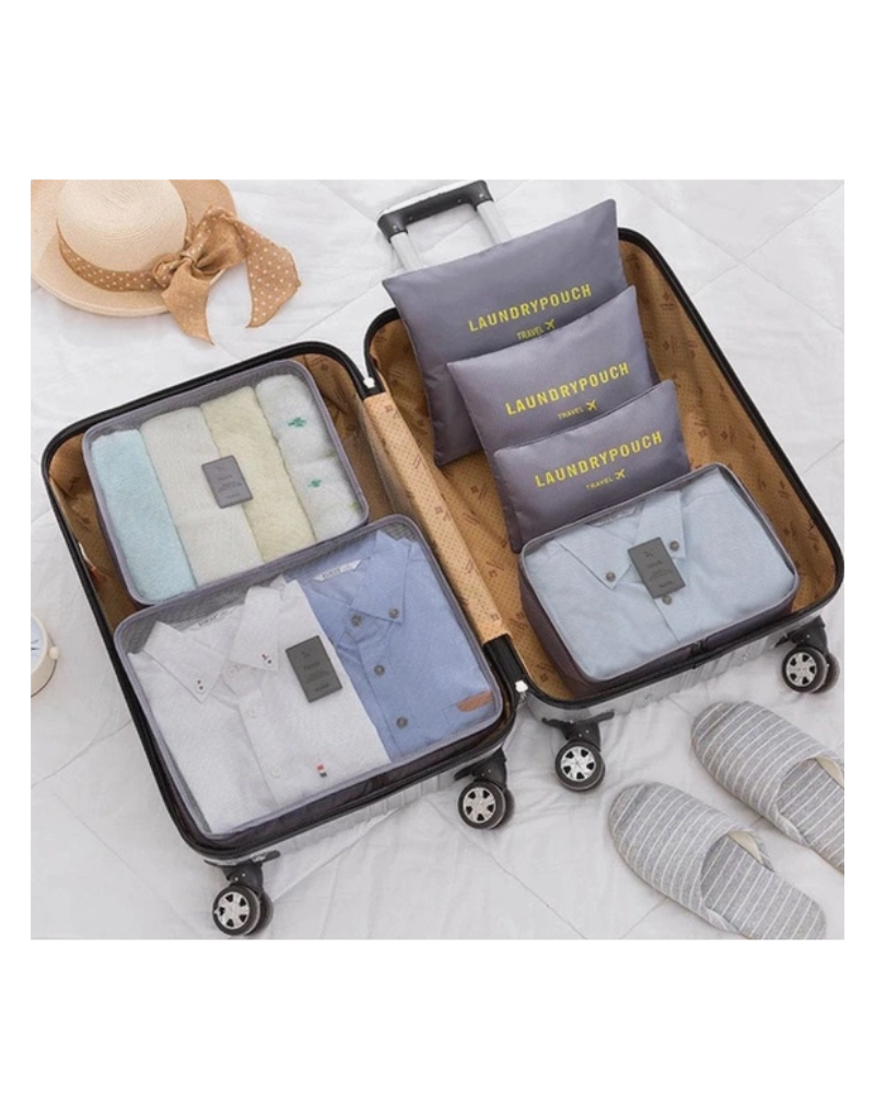 6 Piece Travel Organiser