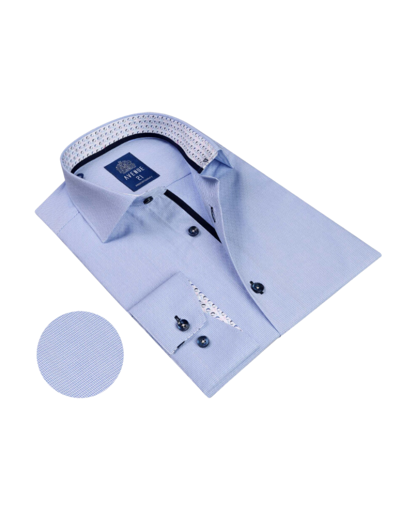 Avenue21 - Lt Blue w/Circle-Navy Trim
