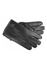 Glace Leather Gloves w/Fleece Lining, - Pour HoMMe