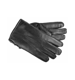 Glace Leather Gloves w/Fleece Lining,