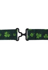 GREEN SHAMROCK NOVELTY SILK BOW TIE
