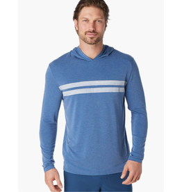 Fair Harbor FH Seabreeze Hoodie - White Comp Stripe