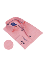 Avenue21 - Linen Look Peach w/Navy Trim