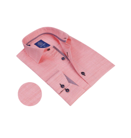 Avenue21 - Linen Look Peach w/Navy Trim
