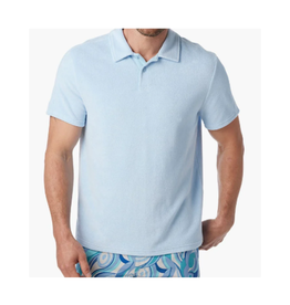 Fair Harbor FH The Ravello Terry Polo - Lt Blue