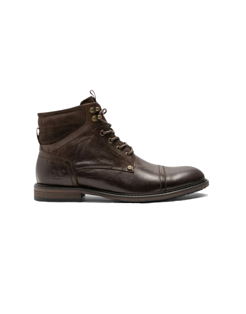Rodd and Gunn R&G Dunedin Military Boot - Chocolate