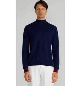 Redvanly Redvanly: Rowe 1/4 Zip Merino Sweater