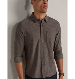 Rhone Rhone WFH Shirt - Taupe Heather