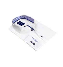 Avenue21 - White Textured/Bl Diam Trim