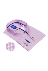 Avenue21 - Pink/Navy Dash/Navy Trim