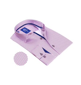 Avenue21 - Pink/Navy Dash/Navy Trim