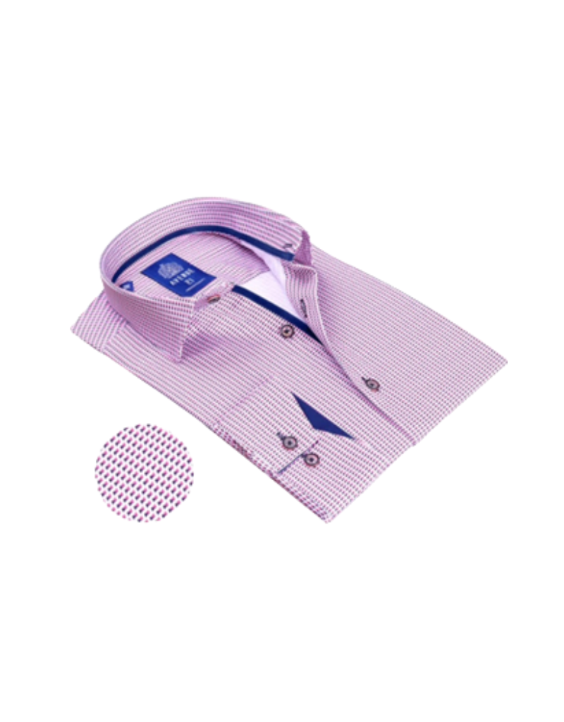 Avenue21 - Pink/Navy Dash/Navy Trim