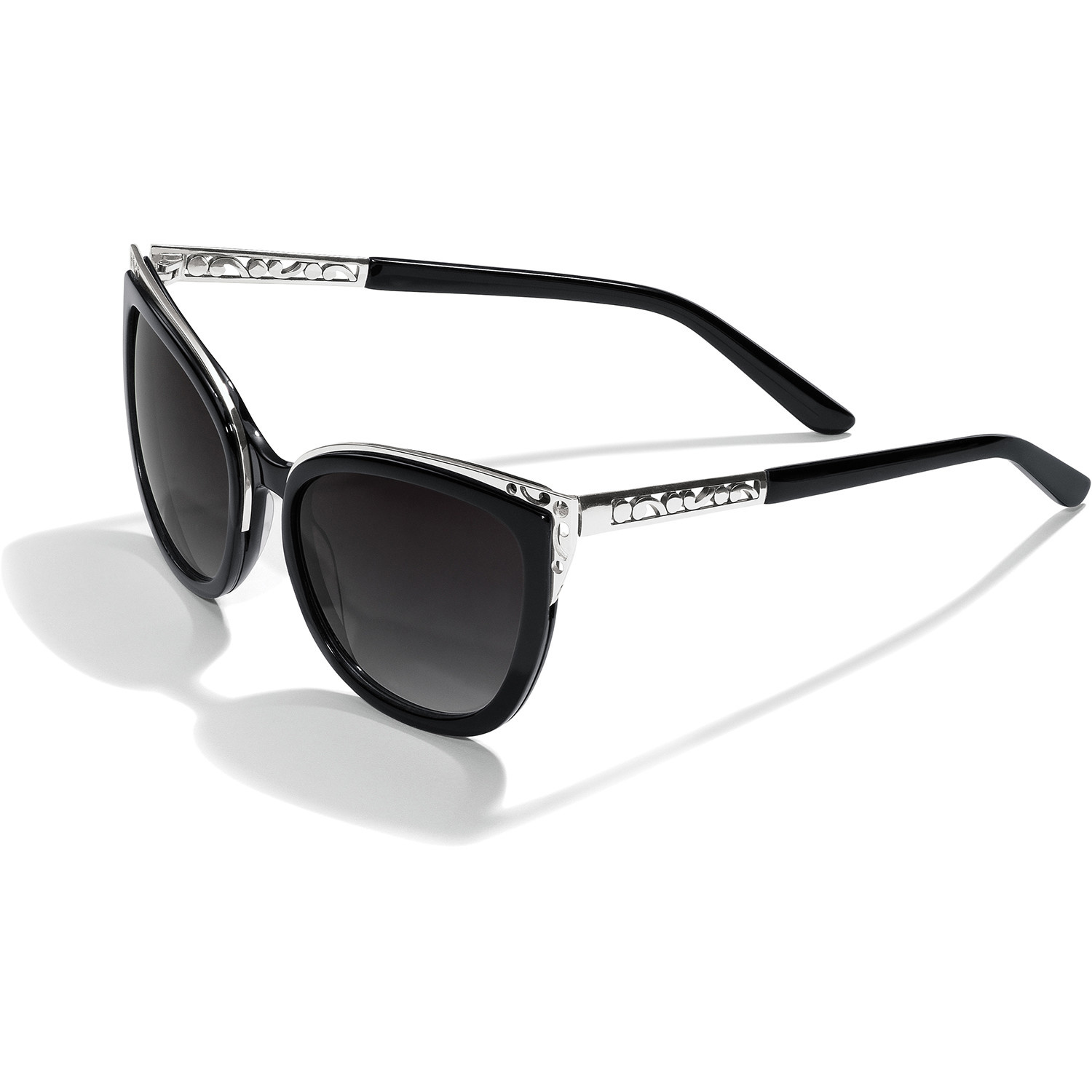 Brighton Brighton Sunglasses Contempo Ice Sun Black/Silver Ramona & Co