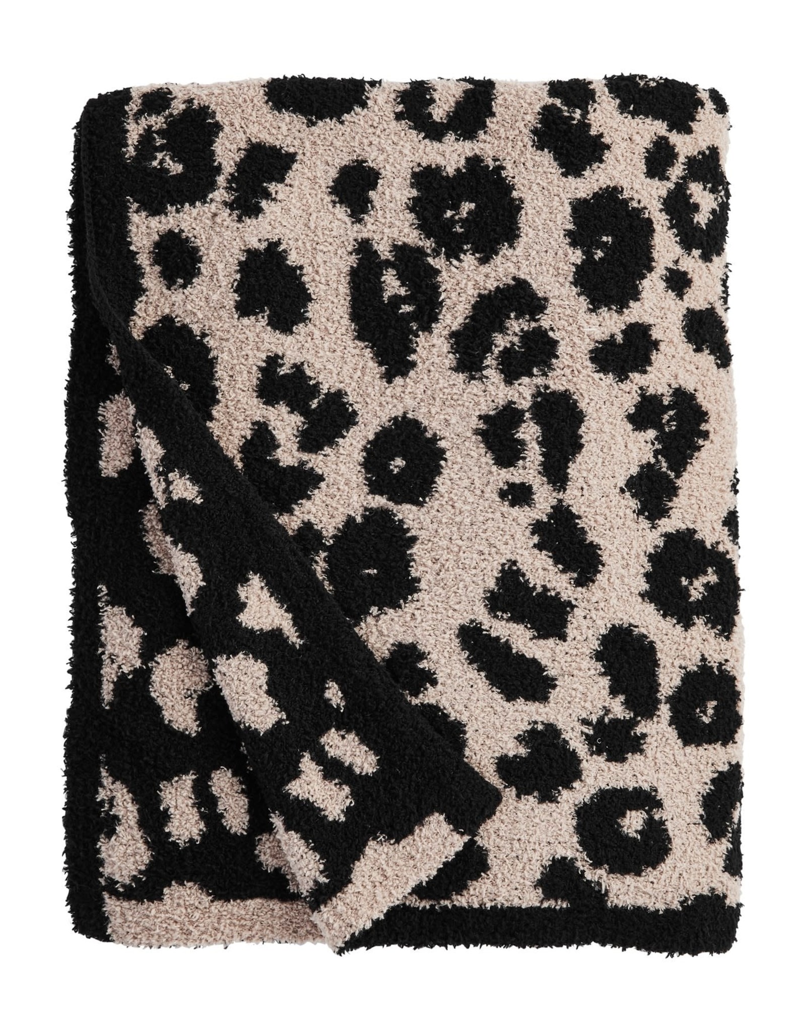 MudPie MudPie Cozy Leopard Blanket