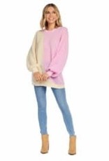 MudPie MudPie Oversized Sweater Pink Small