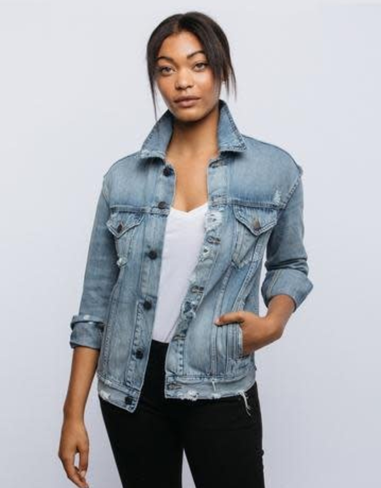 fashionable denim jacket