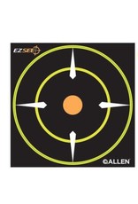 Allen EZ See Adhesive Bullseye Target, 6" x 6", Pack of 12