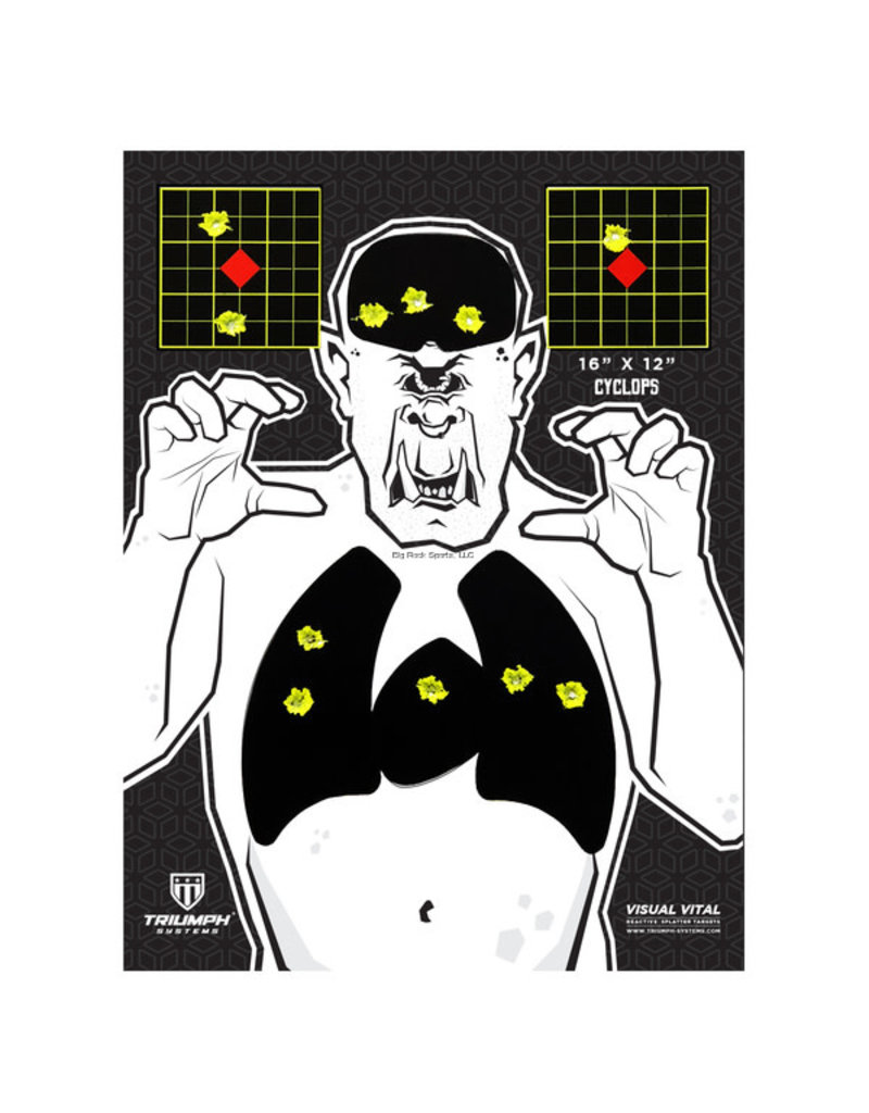 Triumph Systems Triumph Visual Vital Target Cyclops- 5 Pack