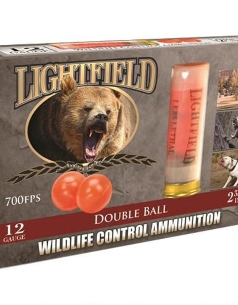 Lightfield CWXR-12 Double Ball Wildlife Control Slug 12 GA 2-3/4