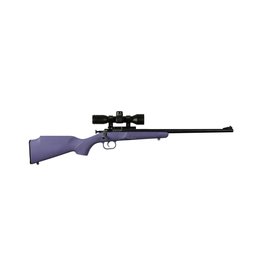 Keystone Crickett Bolt Rifle 22 LR, Purple Syn w/Scope