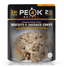 Peak Refuel Biscuits And Sausage Gravy