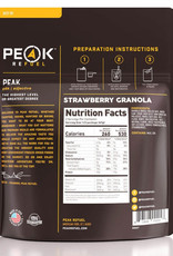 Peak Refuel Strawberries & Granola With Milk
