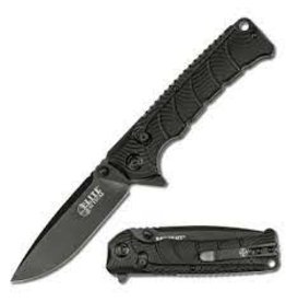 Elite Tactical Backdraft Black Plain Edge 8CR13MOV Nylon (ET-FDR011BKCS)