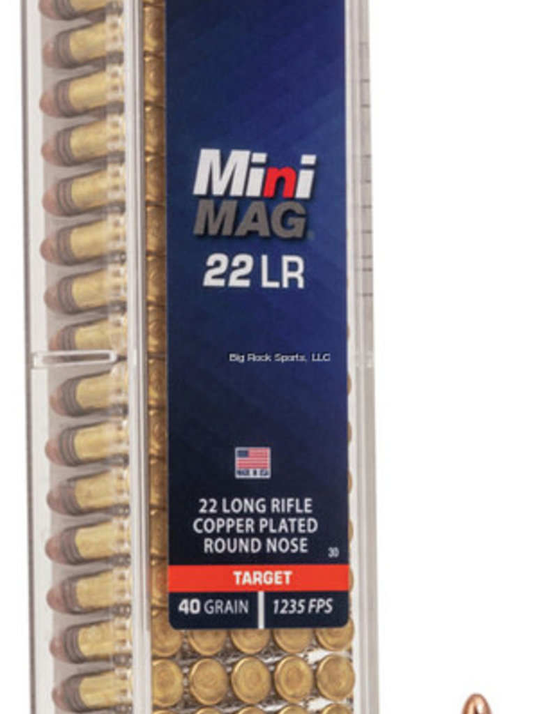 CCI MiniMag 22LR 40 GR CP RN Box of 100 (30)