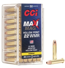 CCI MaxiMag 22 WMR 40 GR JHP Box of 50 (24)