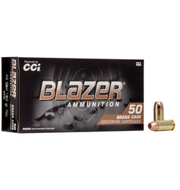 CCI Blazer Brass - 40 S&W, 180gr, FMJ, Box of 50 (5220) — Tundra Supply