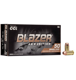 CCI Blazer Brass Centerfire Pistol Ammo 40 S&W 180Gr FMJ