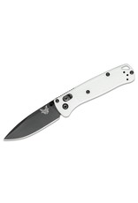 Benchmade Mini Bugout - 2.82" Black DLC Plain Blade, S30V, White Grivory Handles (533BK-1)