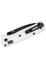 Benchmade Mini Bugout - 2.82" Black DLC Plain Blade, S30V, White Grivory Handles (533BK-1)