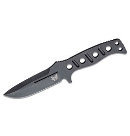 Benchmade Shane Sibert Adamas - 4.2" Cobalt Black Plain Blade and Skeletonized Handle, CruWear (375BK-1)