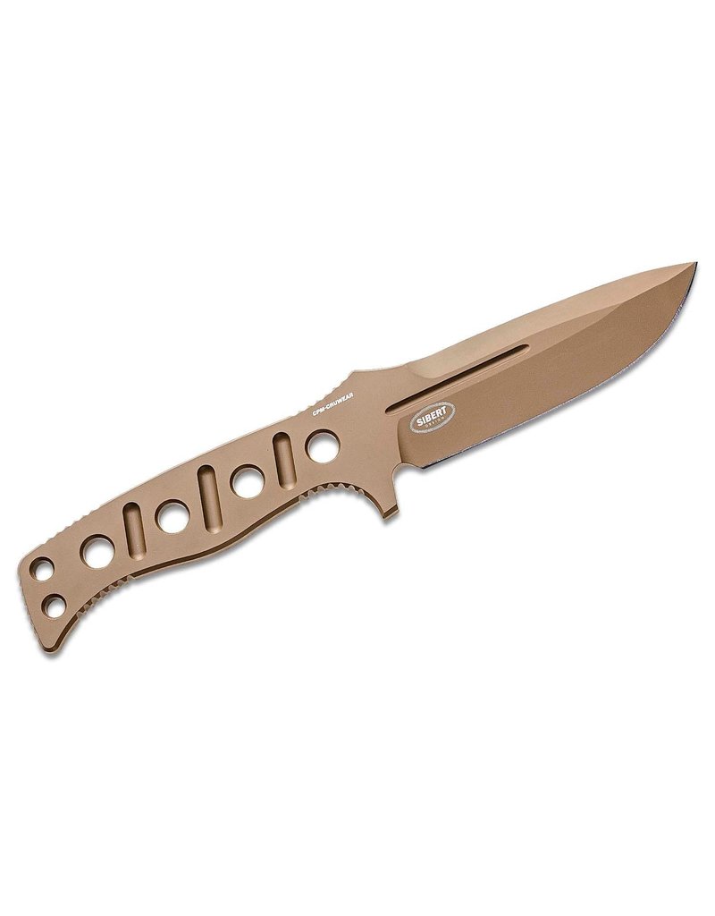 Benchmade Shane Sibert Adamas - 4.2" Flat Dark Earth Plain Blade and Skeletonized Handle, CruWear (375FE-1)